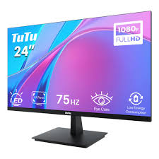 Moniteur PC 24" Full HD sans Bordure - Anti-Scintillement & 75Hz