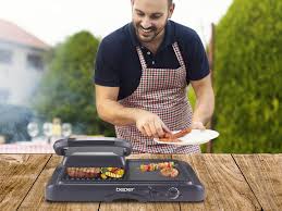 Plancha Électrique BEPER P101TOS501 - Grill Panini et Viande