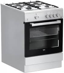 Cuisinière à gaz Beko FSG62010FW avec Fours et Boutons Rotatifs