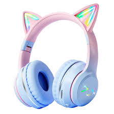 Casques Bluetooth Enfant PANOONA - Oreilles de Chat